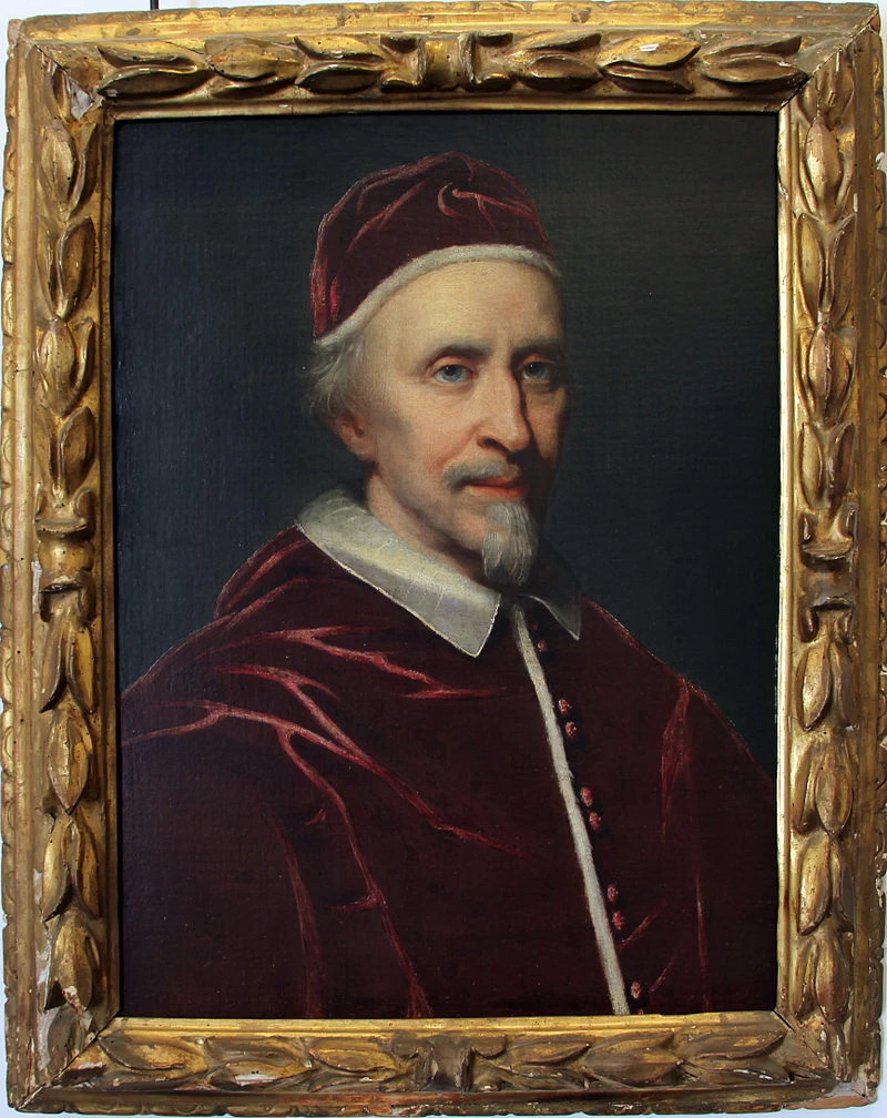 Ritratto di clemente IX rospigliosi, genova - G.Battista Gaulli, il Baciccio